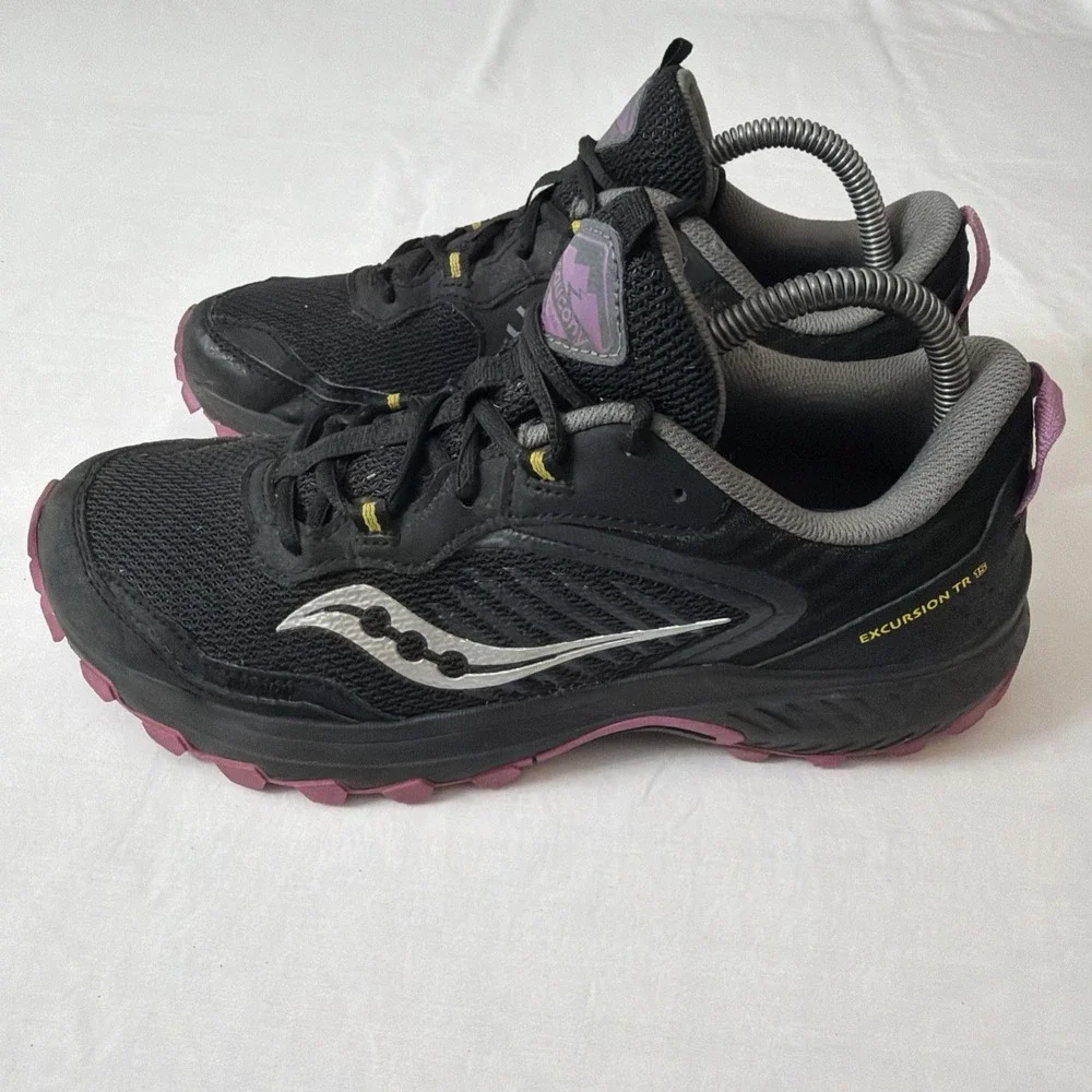 Saucony Excursion TR 15 Shoes Womens Sz 10 Black Pink S10668-34 Trail Running - Picture 14 of 16
